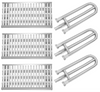 3 Pack Grill Burners, Radiant Tray Heat Plates, Ceramic Rod Complete for DCS 27DBQ, 27DBQR, 27DBR, 27DSBQ, 27FSBQ, 27FSBQR, 36DBQ, 48DBQ, 48DBQAR, etc