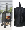 Pizza Oven Cover, Outdoor Waterproof Protective Cover 600D Heavy Duty Oxford Charcoal Fired Bread Oven BBQ Smoker Grill