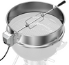 Stainless Steel Rotisserie Ring Kit 21 1/2–22 1/2 inch Outer Diameter, Charcoal Kettle Grills for Weber 2290, Other Models