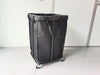 Roomora Life 150L Extra Large Laundry Hamper with Wheels – Heavy-Duty Metal Frame, Removable Oxford Fabric Laundry Bag, Locking Swivel Casters & Front Storage Pocket – Ideal for Bedroom, Bathroom, Dorm – Black