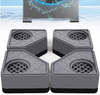 4Pcs Anti Vibration Pads for Washing Machine, Stops Washer Dryer Moving, Prevents Noise, Antivibration Stabilizer Support Feet (Increase1.8in)