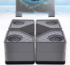 4Pcs Anti Vibration Pads for Washing Machine, Stops Washer Dryer Moving, Prevents Noise, Stabilizer Support Feet (Increase3.14 in)