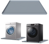 27''x27'' Washing Machine Drain Pan Silicone mat with 0.78'' Raised Edges, Non-Slip Washer Drip Tray, Prevent Water Leakage and Floor Damage