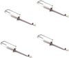 4 Pcs Ceramic Electrode Igniters Kit for Viking VGBG 30, 41, 53 T Series Gas Grills