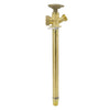 10 Inch Anti-Siphon Frost Free Sillcock Valve Multiturn 1/2 Inch NPT, 3/4 Inch Hose Bibb, Brass Body,Brass Valve 10 inch Length