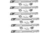 6Pcs Burner Tubes Kit fits for BBQ Pro 720-266, 720-0266, 720-267, 720-0267 Gas Grills