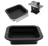 Silicone Grease Tray Liner for Ninja FlexFlame Grill PG300 Series, Reusable Foldable Grease Catcher Liner, Replacement of Aluminum Foil Drip Pans
