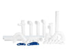 Kitchen Sink Drain Kit, 1-1/2” for Most Kitchen Sink Drain Repair Kit Bathroom, Kitchen P Trap Drain Kit 1 1/2” for Sink Plumbing Kit