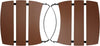 Grill Side HDPE Shelves for Large Big Green Egg, Big Green Egg Accessories, 3 Shelves Slats
