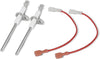 2 Pack Furnace Flame Sensor Rod with Wiring Harness Compatible with Nordyne Intertherm Miller Furnace, Replaces 903600 632396 632143 632316