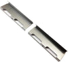 Flash Tubes 2Pcs Kit fits for Vermont Castings Gas Grills, 13 1/4" x 1 3/4"