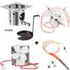 Parts Kit for Traeger Select Pro BBQ400 Pellet Grill, Fire Burn Pot+Hot Rod Ignitor+Auger Motor and Induction Fan Kit