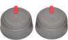 67028 Gas Grill Knobs Main Burner Control Knobs for Weber Spirit II 200 Series Grills, Model Years 2017 and Newer