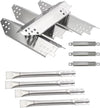 Repair kit for Char-broil 464220511, 464220110, 464220111 4 Burner Gas Grills, Stainless Steel Burners+Heat Plates