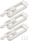 Cast 304 Stainless Steel Grill Burner Kit for Coyote 28" 30" 34" 36" 42" C1C28, C2SL30, C2C34, C1SL36, C2SL36, C2C36, C1SL42, C2SL42 Grills, 3 Pack
