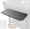 Front Shelf for Pit Boss Austin XL 1000 & Savannah Pellet Grills, Folding 29.5" Grill Prep Table with Cutting Board, Collapsible Basin, Lid & Hooks
