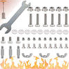 Patio Heater Hardware -Bolt & Nut Set Propane Patio Outdoor Space Heater Accessories Round Umbrella Shape Stand-up Pyramid Patio Heaters Heat kit