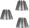 Heat Plates 3Pcs Kit for Dyna-Glo DCP480CSP Gas Grill, 15 7/16" x 10 5/8"