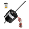 D1092 RV Air Conditioner Fan Motor with Capacitor, 1/3 HP 115V 1675 RPM Direct Replacement for Coleman Mach Series, Includes Sleeve Bearing