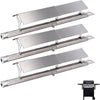 3 Pack Grill Burners Heat Plates, 2 in 1 Universal Adjustable Heat Tent Burner Tube Kit for Weber, Charbroil, Nexgrill, Dynaglo, Brinkmann, 12.2-17.2"
