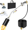 Propane Torch Weed Burner with Storage Bag, 1,800,000 BTU, with Turbo Trigger, 10FT Hose, for Garden Weed, Roof Asphalt Work, Snow &Ice Removal