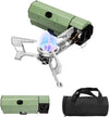 Portable Camping Stove, 2600W Foldable Camp Stove, Outdoor Butane Stove with Storage Bag for Camping, Hiking, Picnic, Backpacking, RV