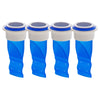 4-Pack Drain Backflow Preventer, One Way Valve, Adjustable Silicone Sink Floor Drain Trap for Pipes Tubes in Toilet Bathroom Kitchen