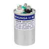 AC Capacitor 20+3 uF 20/3 MFD 370VAC 440VAC 50/60Hz CBB65 Dual Run Round Start Capacitor for Heat Pump Air Conditioner, for AC Motor Run or Fan Start