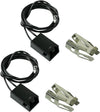 2Pack WB2X8228 Element Receptacle and Wire Kit Fit for GE Electric Ranges Electric Stove Burners parts Replaces AP2013499 PS242972