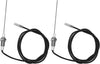2Pcs BBQ Gas Grill Stove Fire Pit Ignition Electrode Spark Plug 36" with High Temperature Resistance Leads DIY Igniter Sparker