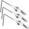 3 Pack Furnace Flame Sensor Compatible with Rheem, Ruud, WeatherKing, Replaces 62-23543-01, 62-23543-02, 62-23543-03, 62-23543-04
