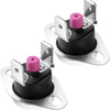 Furnace Limit Switch L350 Compatible with Rheem 47-22861-01, 2 Pcs Roll Out Limit Switch SRL350 350F