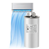 55+5 µF ±5% 370V/440V, CBB65 55/5 MFD Dual Run Start Round AC Capacitor for HVAC, Air Conditioner, Compressor Fan, Condenser Straight, Heat Pump