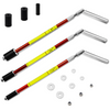 Plumbing Plug Tool Kit, Water Stopper for Pipes 1/2", 3/4", 1" Professional Plumbing Repair, No Draining Needed Leak Repair W/ Gaskets Nuts EPDM Seals