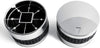 2Pcs Gas Grill Control Burner Knobs Kit fits BBQ Gas Grills with D Shaped Valve Stem, NOT Fit Kitchen or Recessed Flush Valve Stem, with 6 Adaptors