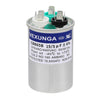 AC Capacitor 15+5 uF 15/5 MFD 370V/440VAC CBB65 Dual Run Round Start Capacitor for Heat Pump Air Conditioner, for AC Motor Run or Fan Start or Cool