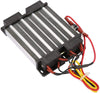 Insulated PTC Ceramic Air Heater Heating Element PTC Thermistor Electric Heater for Air Conditioner, Instrument, General Appliance, 10V/220V 1000W