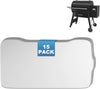 15 Pack BAC521 Drip Tray Liner for Traeger Ironwood 850 Series Wood Pellet Smoker Grills, 28.75 x 15.5 In Disposable Aluminum Grill Tray Liner