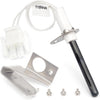 Furnace Hot Surface Ignitors Compatible With Nordyne M1/M2 Series, Round Silicon Nitride Igniter Kit With Plug Replace 903110 903110A 632313 632313C