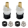 Faucet Stem RP25513 for Delta two handle Faucet Repair Kit with RP24096 Cartridge RP4993 Seat and Spring RP24097 Turn stop1/4, 2 pack