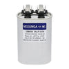 AC Capacitor 15uF 15 MFD 370/440VAC 50/60Hz CBB65 CBB65A Oval Run Start Capacitor for Heat Pump Air Conditioner, for AC Motor Run or Fan Start