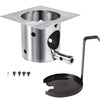 Fire Burn Pot for Pit Boss 1000T4 (PB1000T4) Pellet Grills SUS 304 Stainless Steel, with Ash Remover and Screws