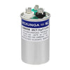 AC Capacitor 20+7.5 uF 20/7.5 MFD 370V/440VAC CBB65 Dual Run Round Start Capacitor for Heat Pump Air Conditioner for AC Motor Run or Fan Start or Cool