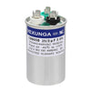 AC Capacitor 25+3 uF 25/3 MFD 370V/440VAC CBB65 Dual Run Round Start Capacitor for Heat Pump Air Conditioner, for AC Motor Run or Fan Start or Cool