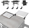 2-Pack Warming Rack for Blackstone 36" Griddles, Flat Top Reversible Rack Adds Prep Space, Foldable Clip-On Design Expands Cooking & Holding Area