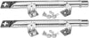 Burner Tubes Kit for Uniflame 2 Burner Gas Grills, BBQ Replacement Grill Parts, 12 - 17.5'' x 1''