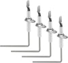 4PCS Furnace Flame Sensor Igniter Sensing Rod for Trane XR80 XR90 XB80 XE80 and American Standard Gas Furnace, Replace SEN00491 SEN0337 B340888P01