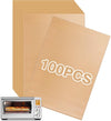 Air Fryer Liners Disposable for Breville Smart Oven Air Fryer Pro BOV900BSS, 100PCS Parchment Paper for Baking, Baking Sheet Accessories