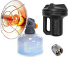 Portable Propane and Butane Heater for Camping, 4300 BTU 2 In 1 Tent Heater for Camping, Patio, Hiking, Garage, Ice Fishing, Safe Heat for Winter