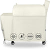 Grill Cover for Recteq Flagship 1100, RT-1250, RT-700 and RT-680 Wood Pellet Grills, Heavy Duty Premium Outdoor BBQ Grill Cover, Beige